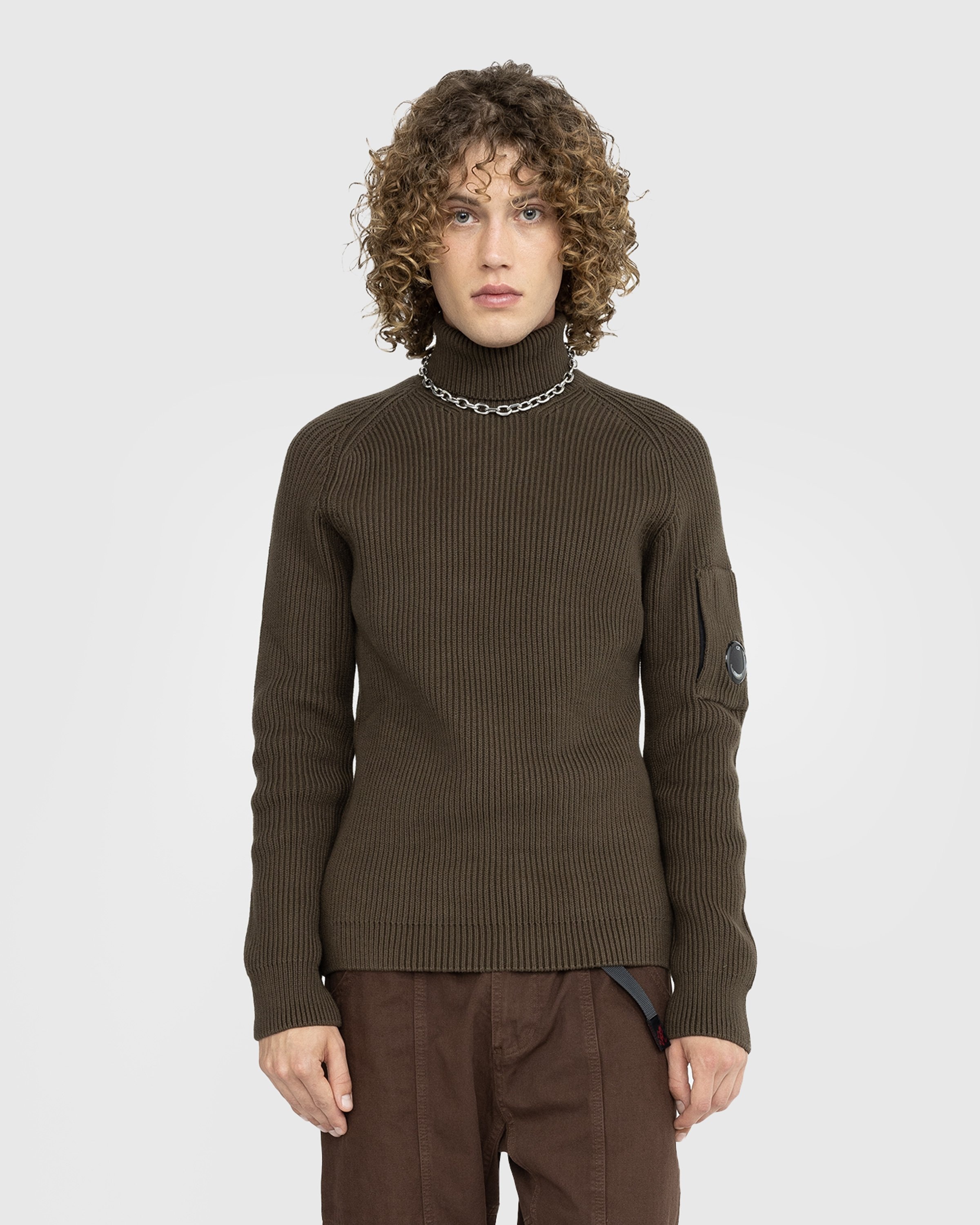 C.P. Company Knit Fisherman Jumper Ivy Green Highsnobiety Shop